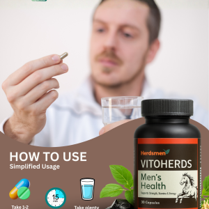 VITOHERDS Men’s Health Capsules – Value Pack (3 Bottles) - Image 5
