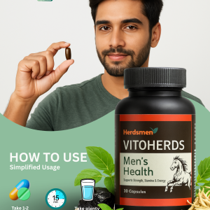 VITOHERDS – Men’s Health Ayurvedic Capsules - Image 3